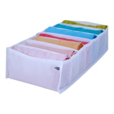 Imagem de Colmeia Organizador Gaveta Armário Closet Com 7 Divisórias Para Roupa 