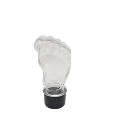 Imagem de 50 Tubetes Baleiro Mini Pezinho Revelação Chá De Bebê (Preto)