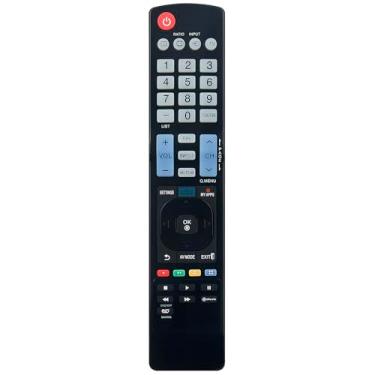 Imagem de AKB73615314 Controle remoto de substituição compatível com LG TV 32LM6200 42LS5750 42LS5700 47LM6210 50PM9700 55LM6200 47LS579C 47LS5700 47LS5750 55LS579C 47LS5700 C 55LS5 700 55LS5750 60LS579C