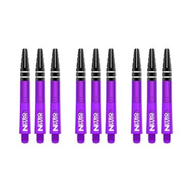 Imagem de RED DRAGON Nitrotech Hastes médias - Roxo - 3 conjuntos por pacote (9 hastes no total)