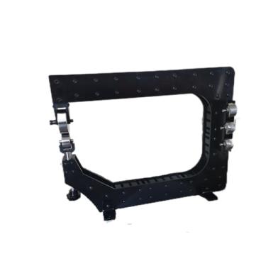 Imagem de Mini roda inglesa resistente com profundidade de garganta de 50,8 cm, suporte para torno e mesa, 7 peças de roda bigorna: 1/5.1 cm, 2.5 cm, 1-1/5.1 cm, 2-1/5.1 cm, 12.7 cm, 23 cm, plana, forma aço