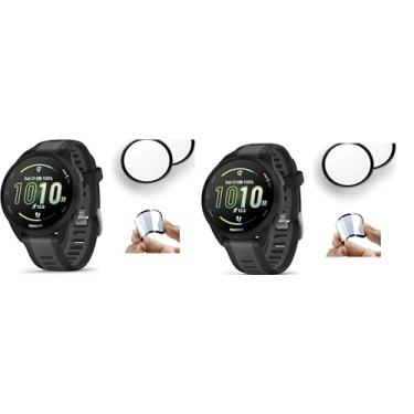 Imagem de Kit 02x Película Ceramica 9D Para Smartwatch Garmin Forerunner 165/165 Music