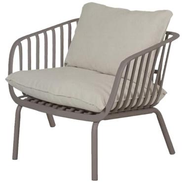 Imagem de Poltrona Seiva Rivatti em Polipropileno Fendi Almofada em Amêndoa