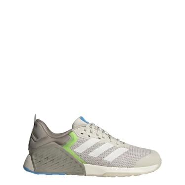 Imagem de adidas Tênis de treinamento unissex adulto Dropset 3, Alumínia/branco giz/azul explosão, 9 Women/8 Men