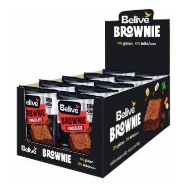 Imagem de Brownie Belive Be Free Chocolate Contendo 10 Unidades De 40g Cada