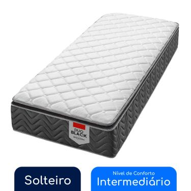 Imagem de Colchão Solteiro Molas Ensacadas Americanflex Duo Black Gel III 88x188x27cm