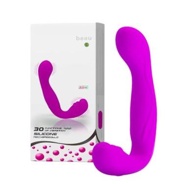 Imagem de Vibrador Strapless Beau 30 Modos de Vibração Inversão de Papéis Mulher Ativa