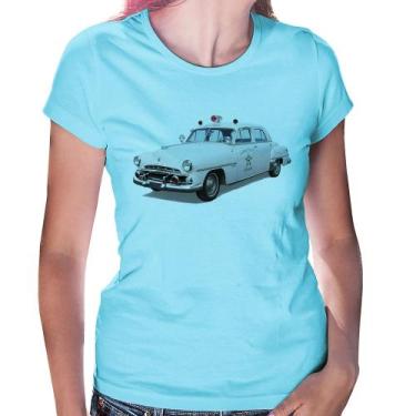 Imagem de Baby Look Sheriff Car - Foca na Moda, Azul bebê, GG