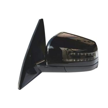 Imagem de Conjunto de capa de espelho retrovisor esquerdo e direito do carro compatível com Mercedes-Benz W212 E250 E300 E350 E400 E550 E63 AMG 2010-2016(Only Left Black)