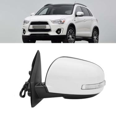 Imagem de FSHero Riding Espelho lateral aquecido adequado para Mitsubishi Outlander Sport Apto para Mitsubishi ASX 2014-2019 Espelho retrovisor com indicador de seta substituir para 7632B773 (lado esquerdo)
