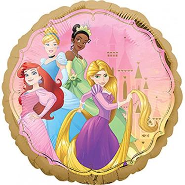 Imagem de Anagram Balão de alumínio Princess Once Upon A Time Mylar, 43 cm, multicolorido
