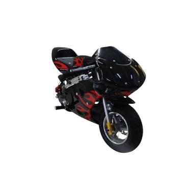 Imagem de Mini Moto Pocket 49cc, Motor 2 Tempos, Infantil (preto)