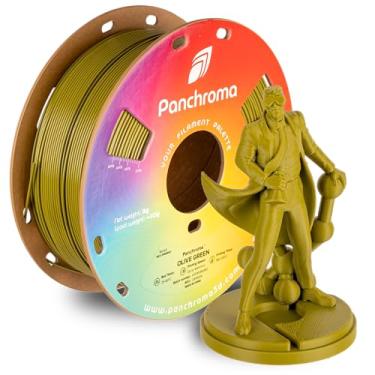 Imagem de Polymaker Filamento de impressora 3D Panchroma CoPE, filamento de impressão 3D verde-oliva 1,75 mm 1 kg, imprime melhor do que PLA, permite impressão de alta velocidade, compatível com a maioria das
