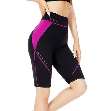 Imagem de GoldFin Shorts de mergulho para mulheres, roupa de mergulho curta de neoprene de 2 mm para esportes aquáticos, surfe, mergulho, natação, caiaque