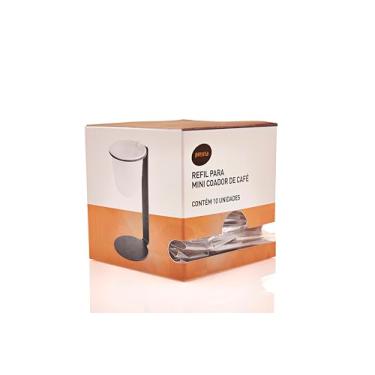 Imagem de Filtro de pano, 100% algodão, Filtro de café, filtro de pano para mini coador. 9 cm x 9 cm, contém 10 unidades.