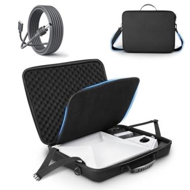 Imagem de Mini capa Starlink — com kit de cabos, mini capa Starlink à prova de choque para viagem com 2 opções de transporte, mini bolsa Starlink e cabo de 16,4 pés