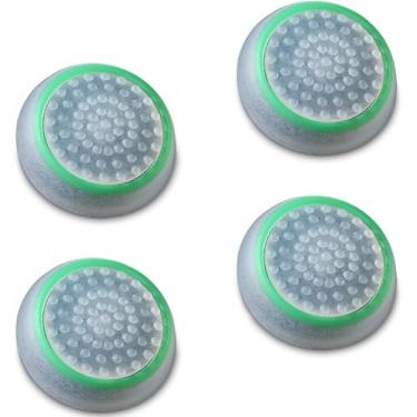 Imagem de Kit 4 Grip (2 Pares) Cores Protetor Analógico Silicone Controle Joystick Polegar Compatível Com PS4 PS5 Xbox Nintedo Switch Desempenho (4GRIP-BRANVER)