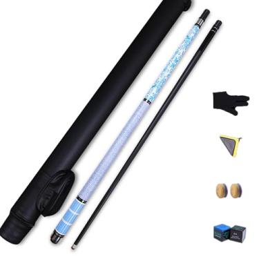 Imagem de Taco de Bilhar Premium, Feito com Madeira Durável, Design Moderno e Construção de Alta Qualidade para Jogos Exigentes (Tacos de bilhar e acessórios+ barril de tacos, 10.5mm)