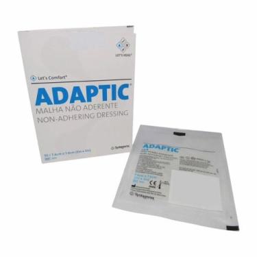 Imagem de Gaze Adaptic Rayon Com Petrolatum 7,6cm x 7,6cm Systagenix 2012 1 Unid