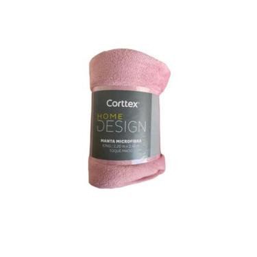Imagem de Manta Home Design Microfibra king Corttex, ROSA