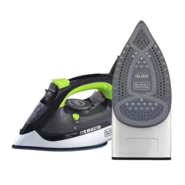 Imagem de Ferro Passar Roupa a Vapor BlackDecker Base Cerâmica Eletrico 220V 1200w Fx2700