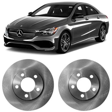 Imagem de Par Disco Freio CLA200 1.6 2.0 2014 a 2018 Dianteiro Ventilado