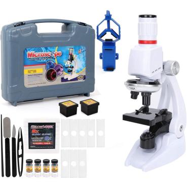 Imagem de Microscopio Educativo Para Crianças 1200x Suporte Celular