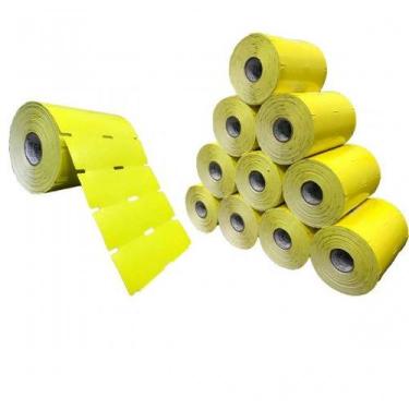 Imagem de 12 Rolos Etiqueta de Gôndola 105x30 Universal Rolo c/ 45m 1500 Etiquet