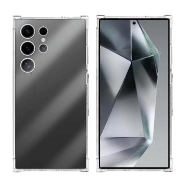 Imagem de Capinha Capa Antiquedas Flexível Compatível com Samsung Galaxy S24 Ultra 6,8"