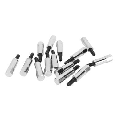 Imagem de Jauarta Conjunto de parafusos de tampa de válvula de motor 14 peças 7283 galvanizado 1/10.2 cm-20 para motores AMC 304 360 390 401