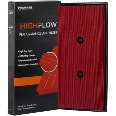 Imagem de HIGHFLOW PA9950X, filtro de ar de motor descartável de alto desempenho, compatível com Mercedes-Benz GLE450 AMG, 2012-13 R350, 2012-14 CLS350, 2012-15 C350, 2012-16 E300, E350, 2012-20, 20, 20, 20, 20, 20, 20, 2016 13-13-14C300, 2013-15 E400