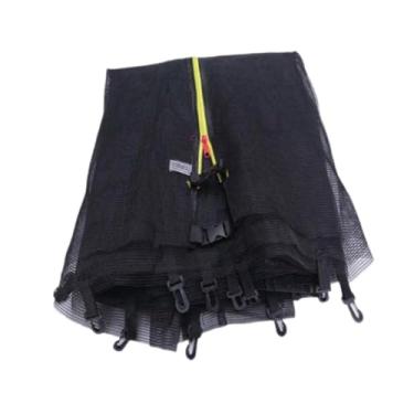 Imagem de menolana Trampoline Netting Cerca Breada de trampolim respirável para interno externo com zíper Fivelas Substituição Rede de gabinete de substituição, 2.44m de Diâmetro