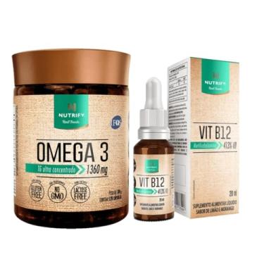 Imagem de Nutrify Real Foods Vit B12 20 Ml + Ômega 3 120 caps - Nutrify