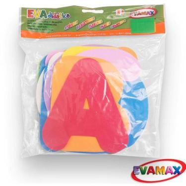 Imagem de Material Didático EVA Alfabeto Colors 13CM - 26 Peças - EVAMAX