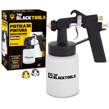 Imagem de Pistola de Pintura Nylon Baixa Pressão - 600ML - BTPN350