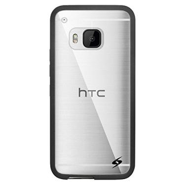 Imagem de Amzer Capa híbrida SlimGrip para HTC One M9 - preta