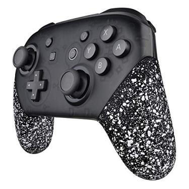 Imagem de Cabo de substituição eXtremeRate para controle Nintendo Switch Pro, capa de mão DIY para Nintendo Switch Pro – controle não incluído, Textured White