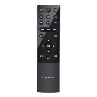 Imagem de ALLIMITY Controle remoto de substituição CT-RC2US-17 compatível com Toshiba 3D Full HD Smart TV CT-RC2US-18 32L221U 43L511U18 55L711U18 65L621U 43L621U 49L621U