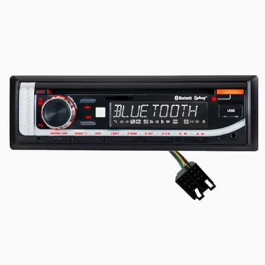 Imagem de Generic Rádio trator com arnês fácil Plug & Play AM FM Bluetooth CD Player USB Conexão direta Streaming de música (para John Deere)