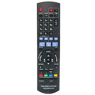 Imagem de Novo controle remoto de substituição N2QAKB000089 para sistema de som Panasonic Blu-ray Disc Home Theater SC-BT730 SA-BT730 SC-BT330 SA-BT330 SC-BT230 SA-BT230 SC-BTT750 SA-BTT750 SC-BTT350 SA-BTT350