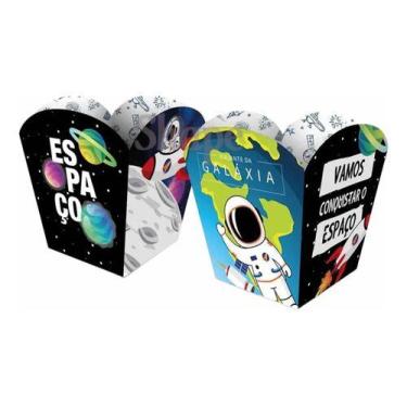 Imagem de Cachepô Astronauta, Espaço, Planetas 4 Unidades Cachepot - Regina Fest