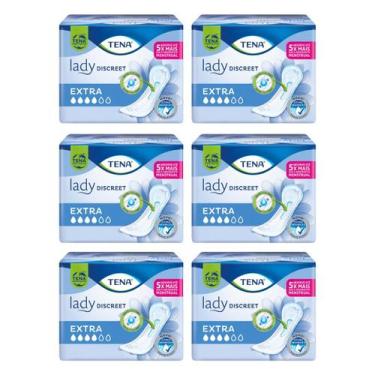 Imagem de Kit C6 Absorvente Lady Discreet Extra C8 Seco  Tena - Tena - Essity Do