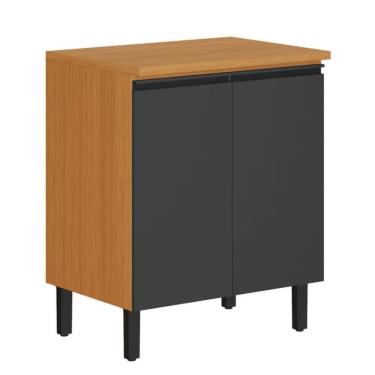 Imagem de Balcão Itatiaia Ideale Com 2 Portas E 2 Prateleiras Cinamomo-grafite