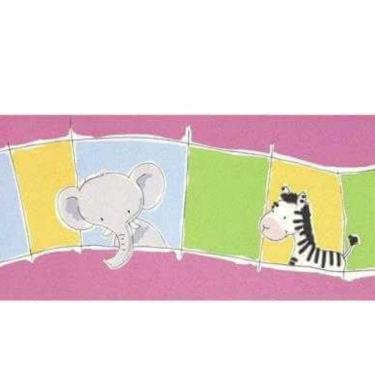 Imagem de Faixa De Parede Safari Friends Infantil Colorido Sf6928