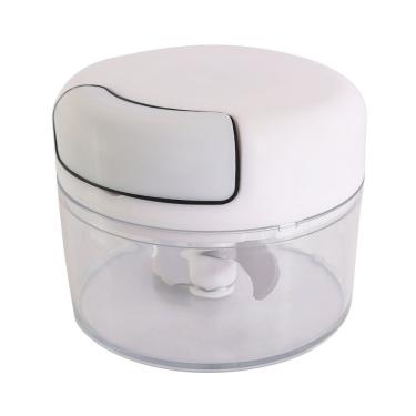 Imagem de Mini Multiprocessador Triturador Manual 2 Lâminas Inox Alho
