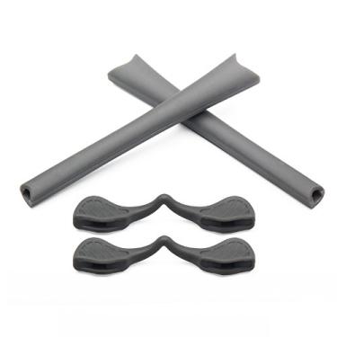 Imagem de Eye Opening Stuff 1 par de kits de reposição para óculos de sol Oakley Radar Path/Range/Pitch/Edge OO9184/XL - Kits cinza