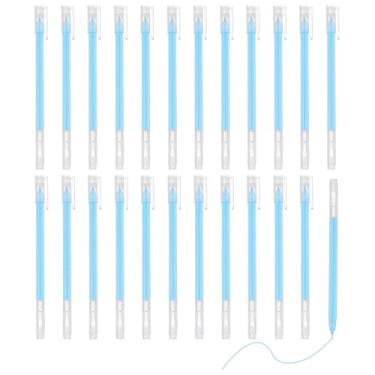 Imagem de PATIKIL 24 canetas de gel coloridas, canetas de gel pastel de ponta fina de 0,5 mm, tinta de alta luz para projetos faça você mesmo, caderno de pintura, diário, desenho de papel preto, 15 cm de