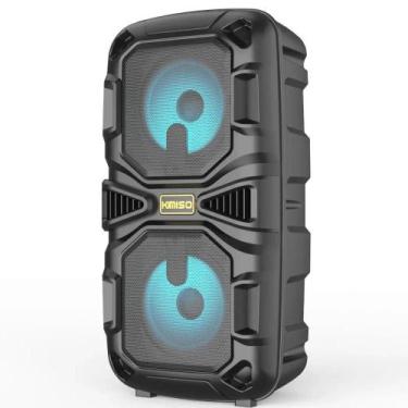 Imagem de Caixa De Som Bluetooth Usb Com Microfone Speaker 6686 Kimiso - Lehmox