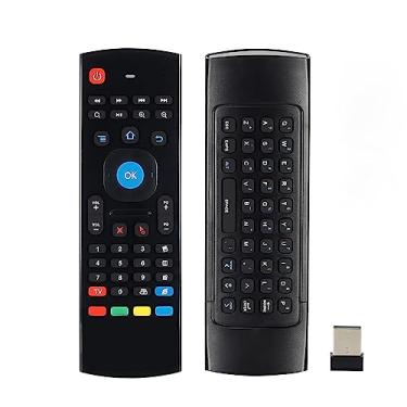 Imagem de JKZTJOF Controle Remoto Para Mouse Air Mx3, Mini Teclado Sem Fio Multifuncional 2.4G Smart Tv Box Android, 3 Giroscópios E Sensores G, Projetor Htpc Pc, Ps3/4 Xbox 360