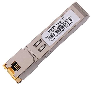 Imagem de GESD Transceptor Modular Ethernet De Cobre 1000Base-T Gigabit Sfp Para Rj45 Cisco, Meraki, Ubiquiti, D/Tp Link, Supermicro, Netgear, 1,25G Sfp-T Cat5E/Cat6 Até 100M Mikrotik S-Rj01
